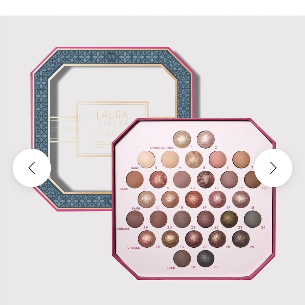 Laura Geller Rose & Neutral 31-Shade Eyeshadow Palette